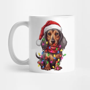 Christmas Dachshund Mug